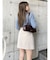 フェイクヌバックミニスカート