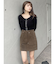 フェイクヌバックミニスカート