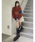 フェイクヌバックミニスカート