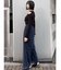 フロントホックカットアウトニット