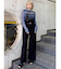 フェイクレザーベルトハイウエストパンツ
