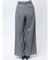 ラメピンストライプタックワイドパンツ