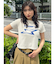 シャープモチーフクロップドTシャツ