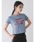 シャープモチーフクロップドTシャツ