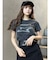 シャープモチーフクロップドTシャツ
