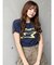 シャープモチーフクロップドTシャツ