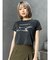シャープモチーフクロップドTシャツ