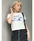シャープモチーフクロップドTシャツ