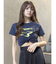 シャープモチーフクロップドTシャツ