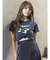 シャープモチーフクロップドTシャツ