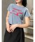 シャープモチーフクロップドTシャツ