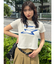 シャープモチーフクロップドTシャツ