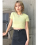 チュールトリムコンパクトTシャツ