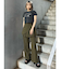 カットオフストレートパンツ