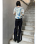カットオフストレートパンツ