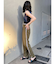 カットオフストレートパンツ