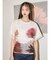 【MURUA×STAYFLOWER】チュールドッキングフラワーTシャツ