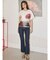【MURUA×STAYFLOWER】チュールドッキングフラワーTシャツ