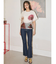 【MURUA×STAYFLOWER】チュールドッキングフラワーTシャツ