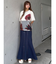 【MURUA×STAYFLOWER】チュールドッキングフラワーTシャツ