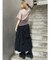 【MURUA×STAYFLOWER】チュールドッキングフラワーTシャツ