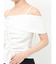 オフショルシャーリングシャツ