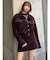 フロッキーデニムミニスカート【セット販売対象】