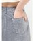 フロッキーデニムミニスカート【セット販売対象】