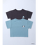 【スティッチコラボ】グラデーショントロピカルTシャツ