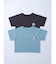 【スティッチコラボ】グラデーショントロピカルTシャツ