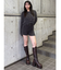 リブニットパンツ