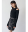 ショルダーカットリブニット