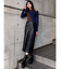ショルダーカットリブニット