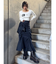 ラップシャツロングスカート