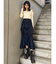 ラップシャツロングスカート