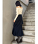 ラップシャツロングスカート