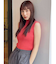 ハイネックノースリーブニット
