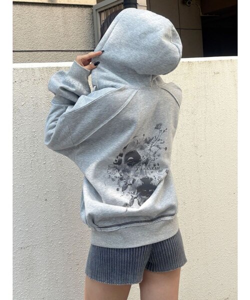 ルセラフィム MURUA ルーズ フーディー パーカー スウェット Sarah