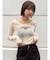 Sarah×MURUAタトゥーライクシアートップス