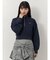 シャツレイヤードハーフジップスウェット