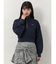 シャツレイヤードハーフジップスウェット