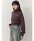 シャツレイヤードハーフジップスウェット