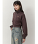 シャツレイヤードハーフジップスウェット