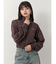 シャツレイヤードハーフジップスウェット