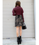 【YUKKOコラボ】レースアップジャガードミニスカート【セットアップ着用可】