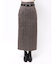 ZIPスリットナロースカート