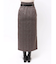 ZIPスリットナロースカート