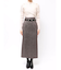 ZIPスリットナロースカート