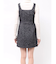 フロントレースアップミニワンピース