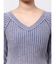 ブリーチVネッククロップドニット